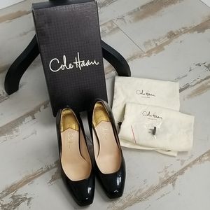 Cole Haan Black Patent Leather Heels